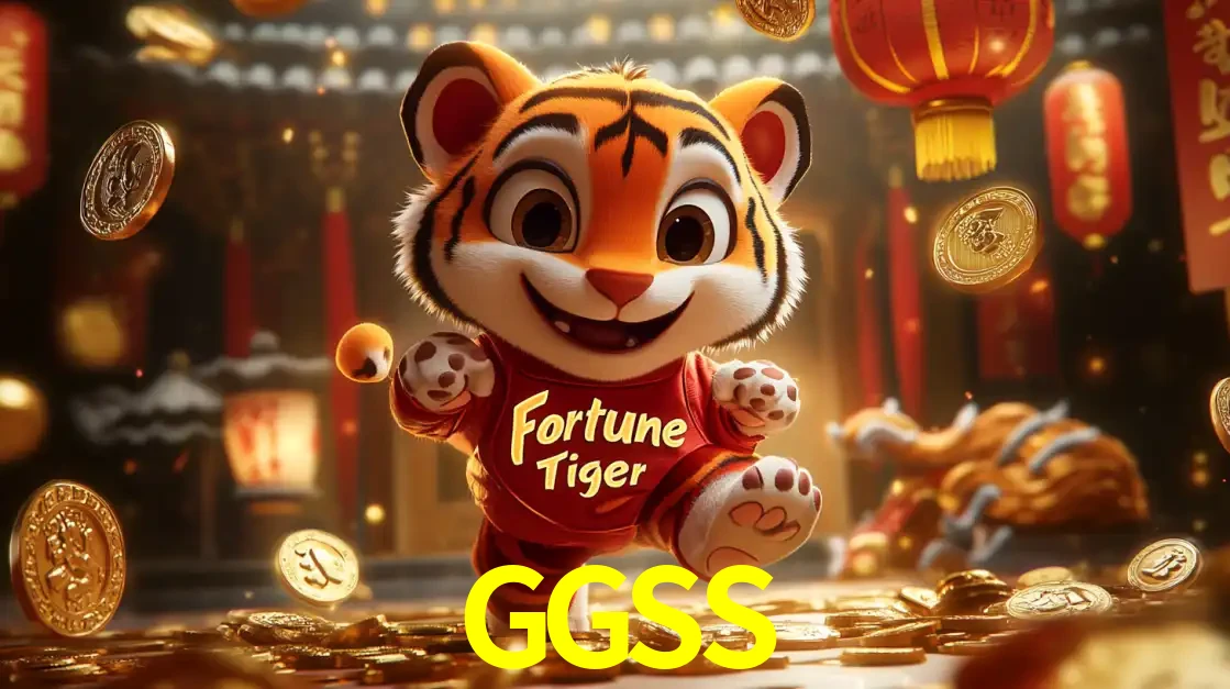 O alegre personagem do Fortune Tiger correndo sobre um caminho de moedas de ouro, simbolizando os grandes prêmios e a diversão do popular jogo de slot do GGSS.