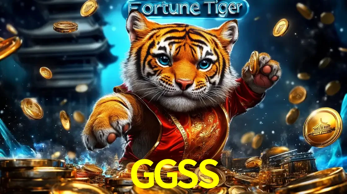 Imagem promocional do jogo de slot Fortune Tiger, com um tigre majestoso em traje tradicional cercado por uma fortuna em moedas de ouro, disponível agora no cassino GGSS.