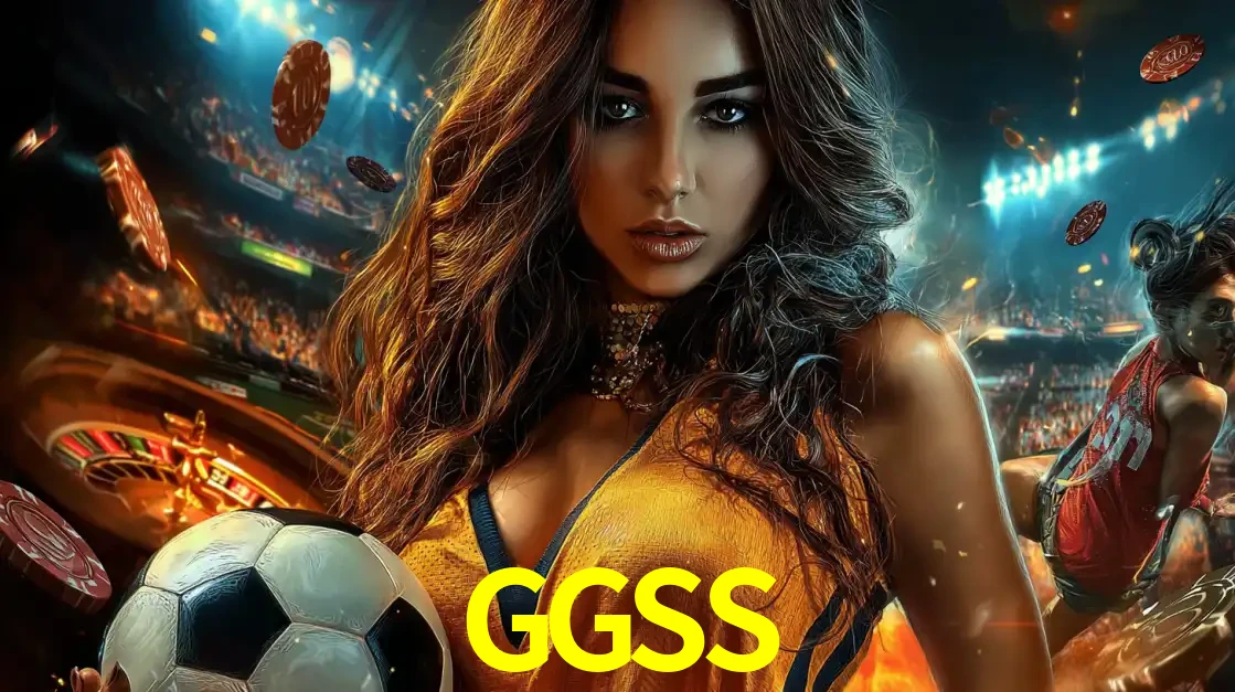 Mulher segurando uma bola de futebol em uma montagem que mistura a paixão esportiva com a emoção da roleta de cassino, tudo disponível na plataforma GGSS.
